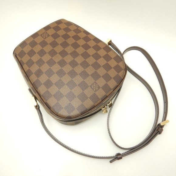 Louis Vuitton Damier Ipanema PM Ebene Shoulder Bag Brown - Picture 3 of 8